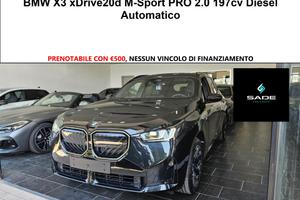 Bmw X3 xDrive20d 48V MSport Pro
