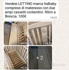 lettino italbaby