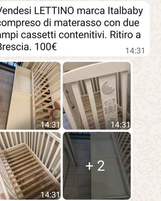 lettino italbaby