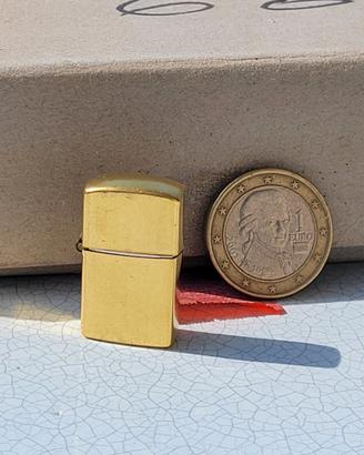 ACCENDINI MINIZIPPO OTTONE DORATI NUOVI ANNI ‘70