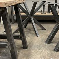 gambe tavolo in ferro stile industrial