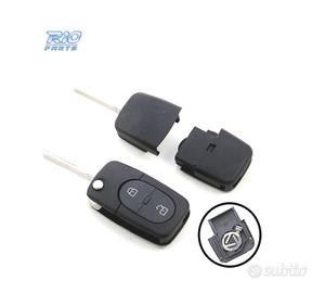ALLOGGIAMENTO CHIAVE AUDI QUADRATA 2 PULSANTI CON 