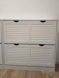 2 scarpiere maisons du monde/homcom bianche