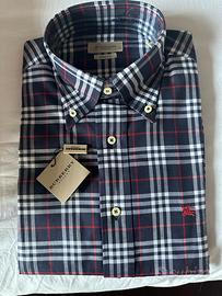 CAMICIA BURBERRY BLU tg.M