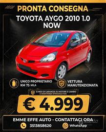 Toyota Aygo 1.0 12V VVT-i 5 porte Now