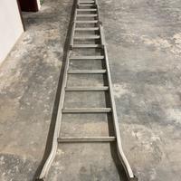 Scala a sfilo in alluminio allungabile a 6 metri