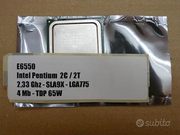 Cpu Intel Pentium E6550 socket 775