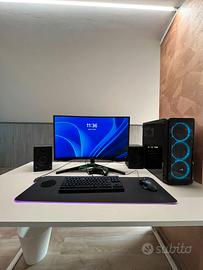 Postazione da gaming completa .