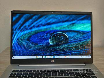 HP Chromebook 14"  Schermo Full HD -Ottime condizi