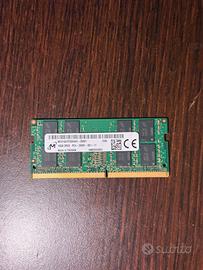16GB RAM ddr4 sodimm 2666MHz Micron – PC4-2666V