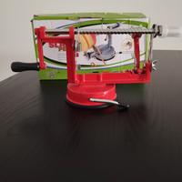 Sbuccia mele rosso con ventosa