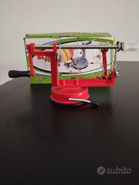 Sbuccia mele rosso con ventosa