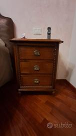 Camera da letto classica arte povera