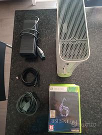 Xbox 360 bianca + 6 giochi originali –