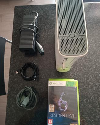 Xbox 360 bianca + 6 giochi originali –