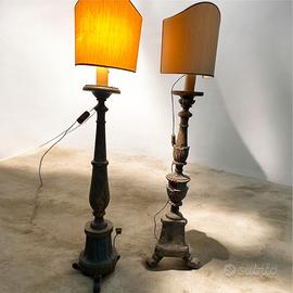 Lampade da Terra in Legno - XVIII/XIX sec.