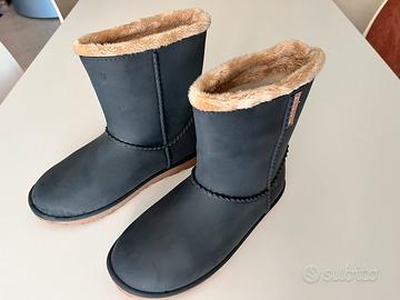 Stivali tipo UGG impermeabili blu 39