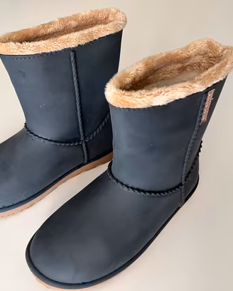 Stivali tipo UGG impermeabili blu 39