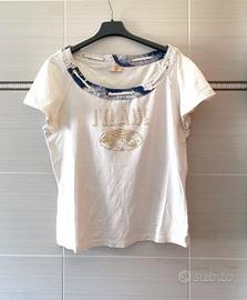 T-shirt bianca Alviero Martini Prima Classe