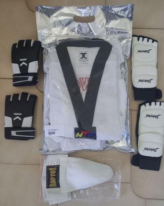 Dobok Jcalicu JC Fighter (UTJ2032) + Kit Protezion