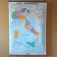Carta geografica Italia da parete