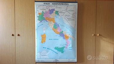 Carta geografica Italia da parete