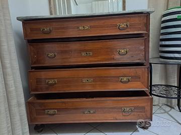 Cassettiera comò in legno