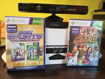 sensore Kinect per Xbox 360 + due giochi