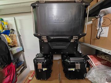 Tris valige bauletto trekker outback black nuove