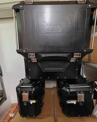 Tris valige bauletto trekker outback black nuove