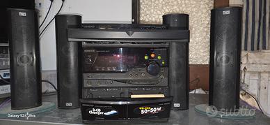 Impianto Stereo Kenwood UD-305 + 4 Casse a Torre