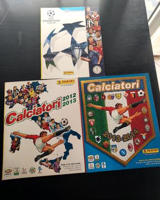 Album calciatori lotto 5 pezzi