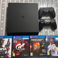 PlayStation 4 1 tera +2Joystick + giochi originali