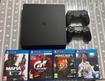 PlayStation 4 1 tera +2Joystick + giochi originali