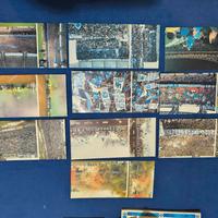 MAXI cartoline storiche CURVA B Napoli ultrazzurro