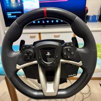 VOLANTE CON PEDALI HORI RACING APEX WHEEL PS5 P4