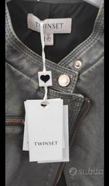 Abito TWINSET e giacca in pelle 10anni 