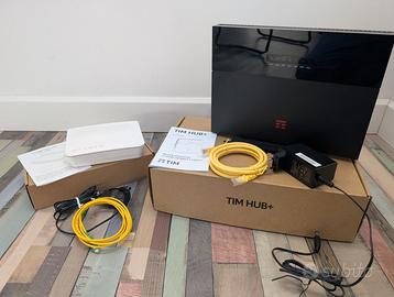 MODEM TIM HUB+ CON MODULO FIBRA