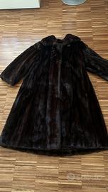 Pelliccia vera visone mogano - lusso vintage