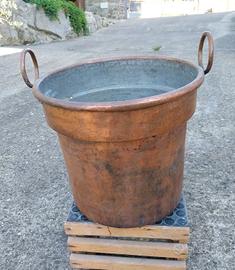 Caldaia di rame anni 40