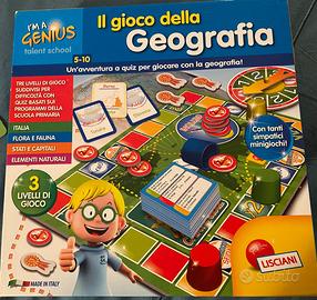 Gioco scatola Il gioco della geografia - Lisciani