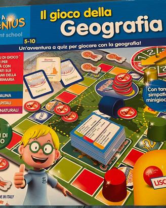 Gioco scatola Il gioco della geografia - Lisciani