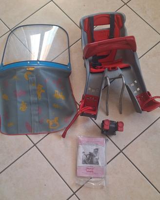 Seggiolino bici bambino OKBABY Orion + paravento o