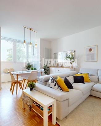 Quadrilocale ristrutturato con cantina e garage.