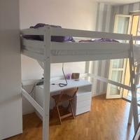 letto con soppalco