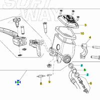 Pompa freno anteriore Aprilia Dorsoduro 750 851723