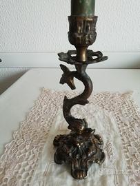 PortaCandela "Drago in Bronzo"