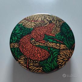 Scatola latta vintage sovietica anni 50