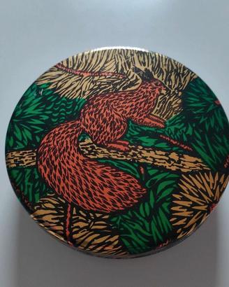 Scatola latta vintage sovietica anni 50