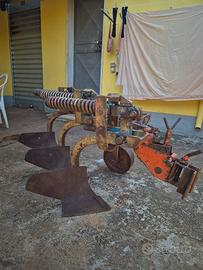 Aratro trivomere per trattorino 18 cv